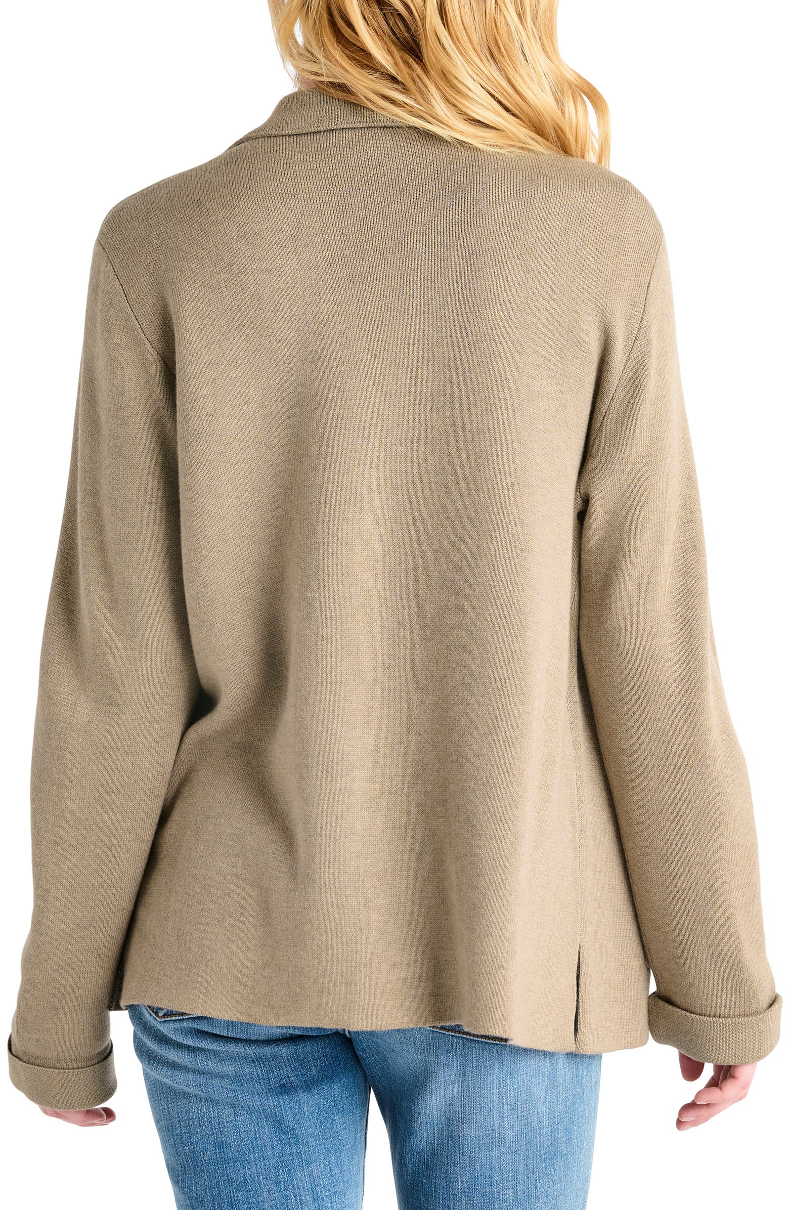 Estelle Cardigan in Heather Camel