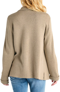 Estelle Cardigan in Heather Camel