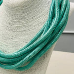 Load image into Gallery viewer, Solid 8-Strand Rope Necklace in Mint
