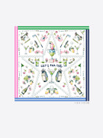 Load image into Gallery viewer, Let's Par Tee Silk Scarf in Multi
