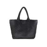 Load image into Gallery viewer, Woven Tote in Black
