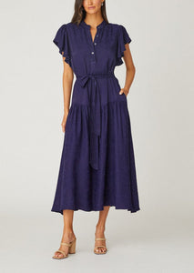 Lucia Dress in Navy