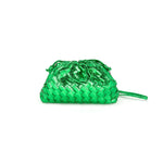 Load image into Gallery viewer, Metallic Half Moon Bag in Green
