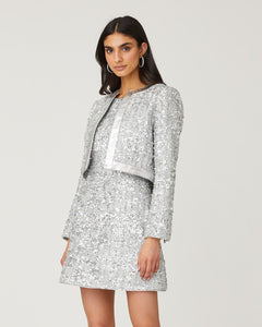 Charm Jacket in Silver