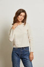 Load image into Gallery viewer, Bruce Long Sleeve Crew Tee in Sugar
