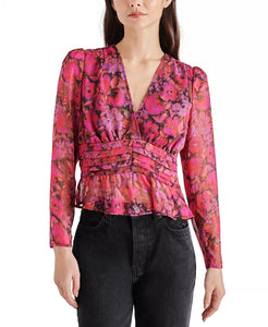 Azura Top in Dark Fuchsia