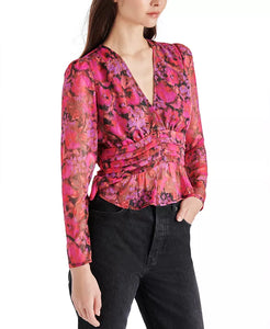 Azura Top in Dark Fuchsia