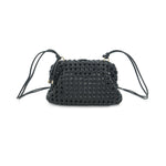 Load image into Gallery viewer, Woven Crossbody Purse in Black
