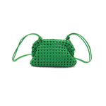 Load image into Gallery viewer, Woven Crossbody Purse in Emerald

