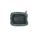 Load image into Gallery viewer, Woven Crossbody Purse in Black
