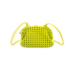 Load image into Gallery viewer, Woven Crossbody Purse in Lime

