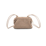 Load image into Gallery viewer, Woven Crossbody Purse in Taupe
