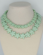Load image into Gallery viewer, Large Sea Star Necklace in Green
