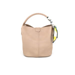Load image into Gallery viewer, Scarf Bucket Bag in Beige
