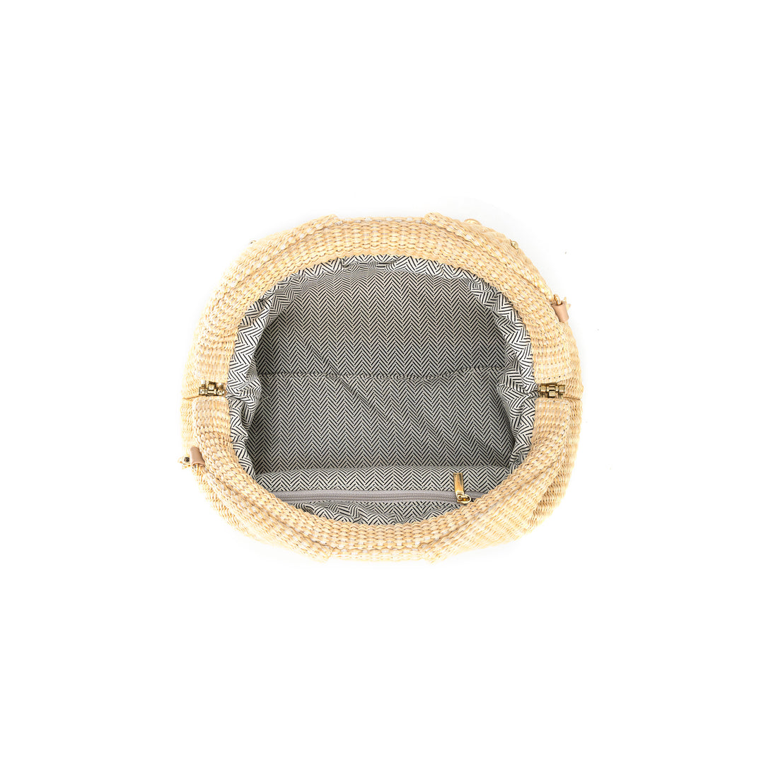 Isabella Clutch in Natural