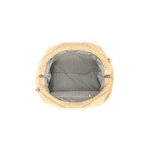 Isabella Clutch in Natural