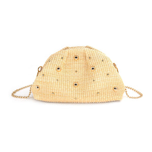 Isabella Clutch in Natural