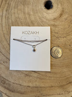 Load image into Gallery viewer, Flowercita Necklace in Garnet/Silver
