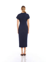 Load image into Gallery viewer, Luna Midi Dress in Navy
