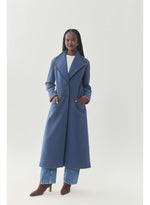 Load image into Gallery viewer, Treva Coat in Navy Multi
