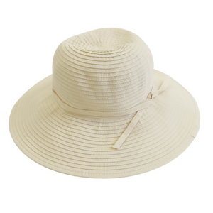 Ribbon Medium Brim Floppy Hat