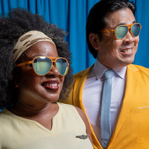 Cheesy Flight Attendant Sunglasses