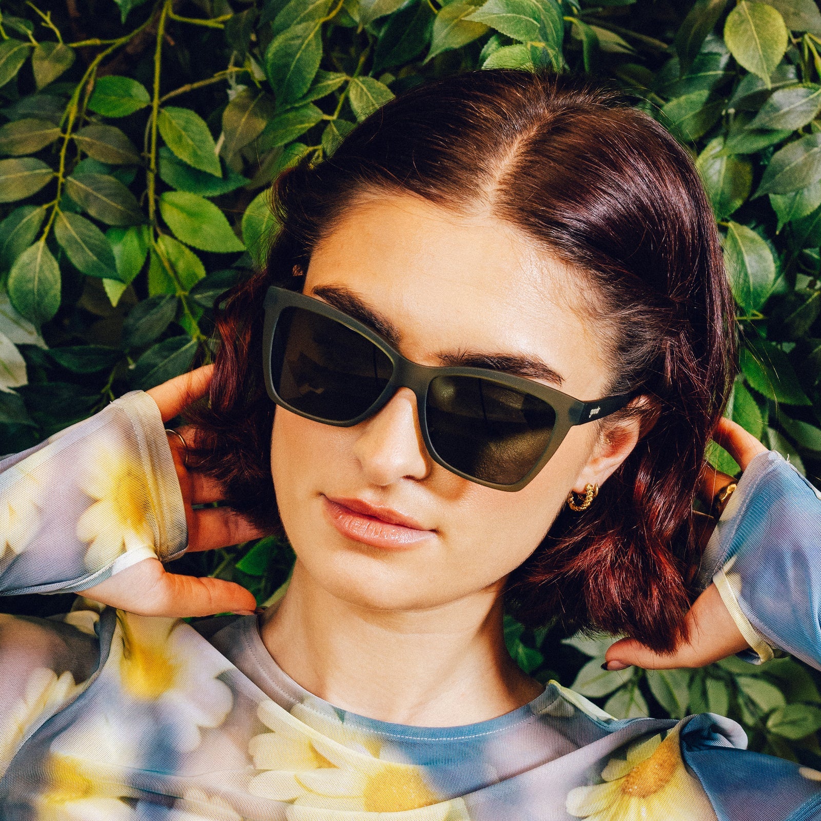 Garnish Me in Greens Pop G Sunglasses