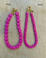 Load image into Gallery viewer, Large Sea Star Necklace in Hot Pink
