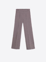 Load image into Gallery viewer, Carole Trouser in Geometric Bourdeau
