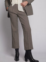 Load image into Gallery viewer, Carole Trouser in Geometric Bourdeau
