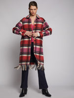 Load image into Gallery viewer, Berenice Coat in Pink/Red Multi
