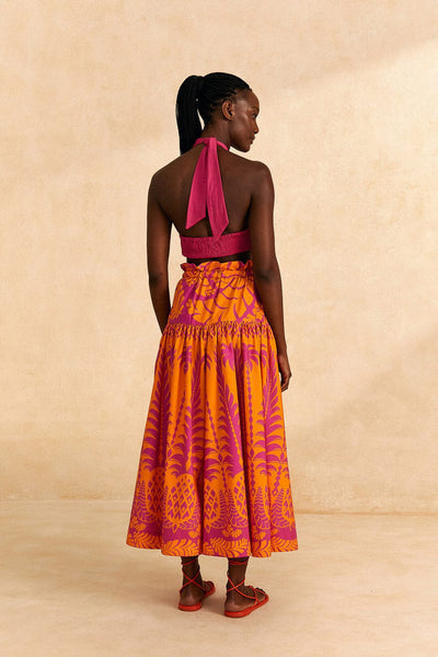 Pineapple maxi on sale skirt