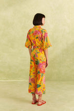 Load image into Gallery viewer, Macaw Bloom Pants in Yellow
