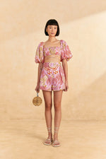 Load image into Gallery viewer, Mixed Lobsters Shorts in Pink
