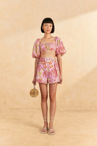 Mixed Lobsters Shorts in Pink