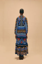 Load image into Gallery viewer, Ainika Sparkle Black Long Sleeve Maxi Dress
