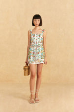 Load image into Gallery viewer, Tropical Romance Romper in Off White
