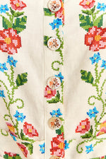 Load image into Gallery viewer, Tropical Romance Romper in Off White
