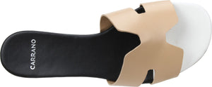 Nayeli Slide Sandal in Crema Multi