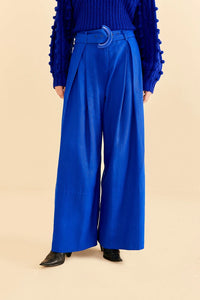Tailored Colored Pants in Bright Blue