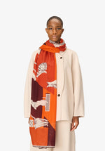 Load image into Gallery viewer, Les Cheris Scarf in Red
