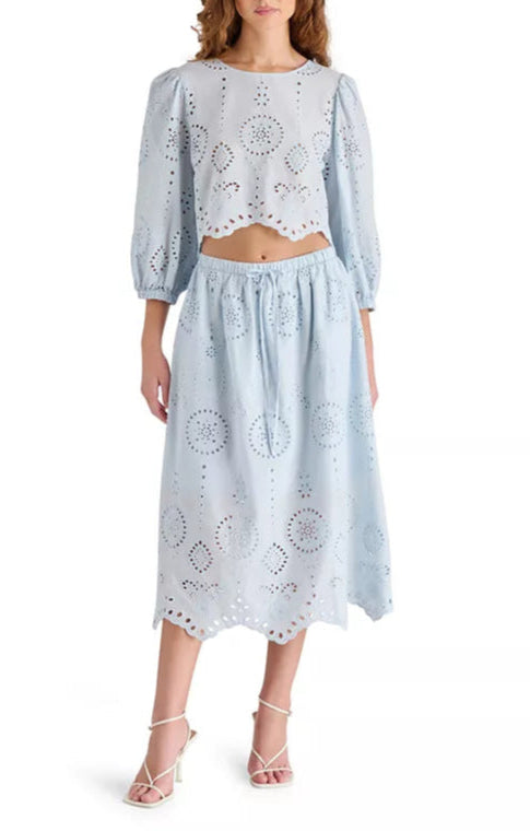 Meera Top in Iris Blue