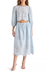 Load image into Gallery viewer, Meera Top in Iris Blue
