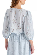Load image into Gallery viewer, Meera Top in Iris Blue
