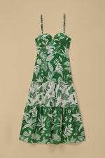 Load image into Gallery viewer, Forest Soul Mix Midi Dress
