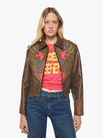 Load image into Gallery viewer, The Open Book Zip Jacket in Picante
