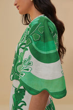 Load image into Gallery viewer, Color Festival Blouse in Green
