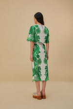 Load image into Gallery viewer, Color Festival Midi Skirt in Green
