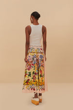 Load image into Gallery viewer, Garden Terrace Midi Skirt in Pink
