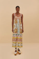 Load image into Gallery viewer, Maritime Magic Maxi Dress in Off-White
